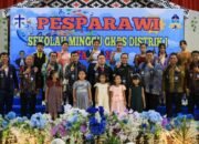 wesly silalahi dorong generasi muda gkps berkarakter lewat pesparawi distrik i