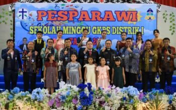 wesly silalahi dorong generasi muda gkps berkarakter lewat pesparawi distrik i