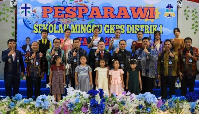 wesly silalahi dorong generasi muda gkps berkarakter lewat pesparawi distrik i