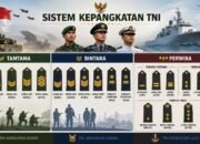 sistem kepangkatan di tentara nasional indonesia (tni) merupakan susunan jenjang pangkat yang digunakan untuk menunjukkan kedudukan, tanggung jawab, kewenangan, serta pengalaman seorang prajurit dalam organisasi militer.