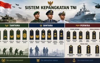sistem kepangkatan di tentara nasional indonesia (tni) merupakan susunan jenjang pangkat yang digunakan untuk menunjukkan kedudukan, tanggung jawab, kewenangan, serta pengalaman seorang prajurit dalam organisasi militer.