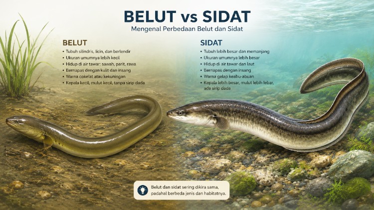 kandungan nutrisi omega-3 pada ikan sidat lebih unggul dari ikan salmon. lalu, jika dibandingkan dengan belut, mana yang lebih unggul? ikan sidat dan belut adalah dua jenis ikan yang sering dianggap serupa. padahal keduanya berbeda. persamaan keduanya, sama-sama kaya akan nutrisi.
