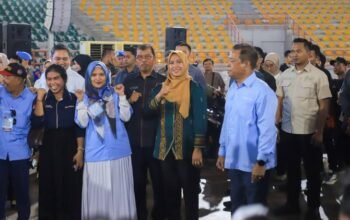wakil wali kota pematangsiantar hadiri may day sumut bersama gubernur