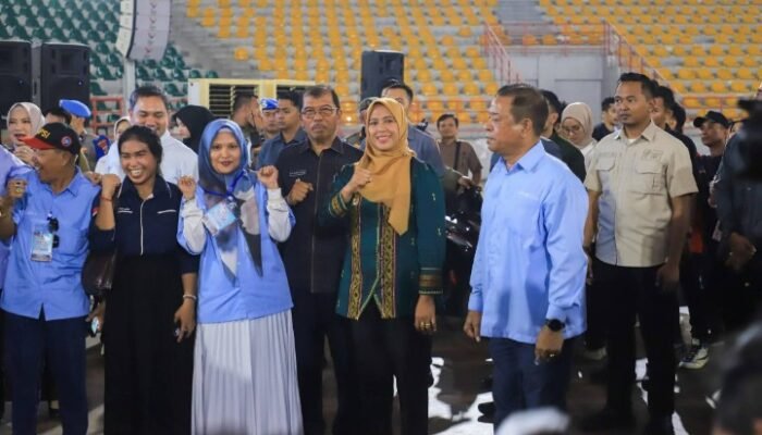 wakil wali kota pematangsiantar hadiri may day sumut bersama gubernur
