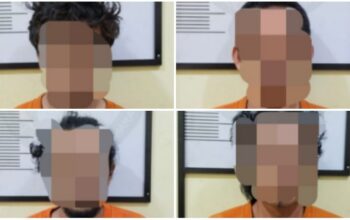 4 pria ditangkap polres pakpak bharat terkait dugaan peredaran narkotika
