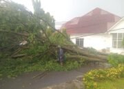 angin kencang terjang pematangsiantar, rsud djasamen saragih dan 13 titik terdampak