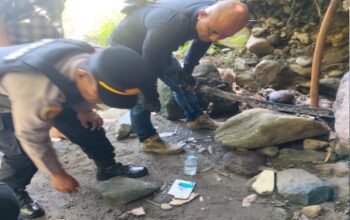 polisi bersama warga temukan bong dan pondok pengguna sabu di silayang-layang