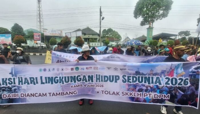 warga dairi ultimatum menteri lh cabut izin lingkungan pt dairi prima mineral
