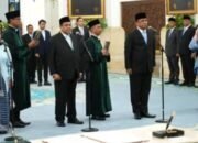 Presiden prabowo lantik kepala dan wakil kepala bgn serta penasihat khususnya presiden