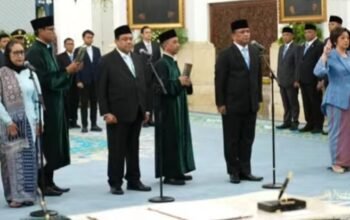Presiden prabowo lantik kepala dan wakil kepala bgn serta penasihat khususnya presiden
