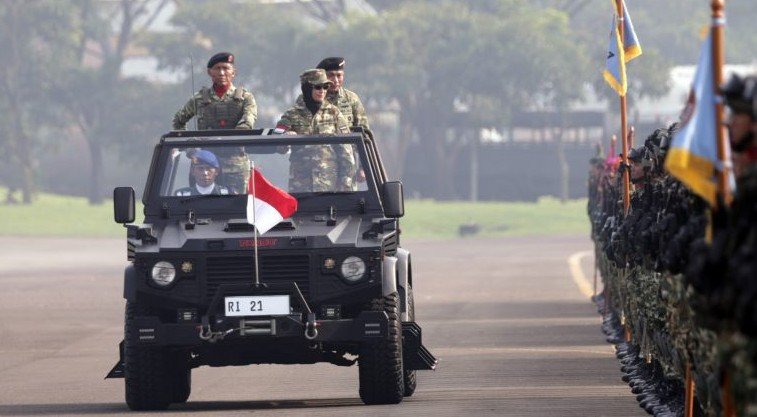 latihan dasar militer bagi asn kementerian dan lembaga gelombang i 2026 ditutup