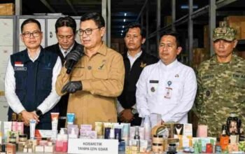 bpom ungkap jaringan distribusi kosmetik ilegal asal tiongkok bernilai rp27,6 miliar di tangerang
