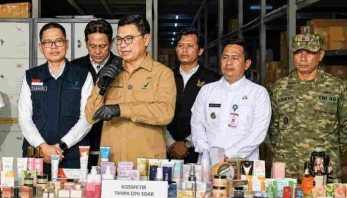 bpom ungkap jaringan distribusi kosmetik ilegal asal tiongkok bernilai rp27,6 miliar di tangerang