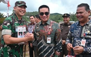 disambut salam cakra, pangdam i/bukit barisan kunjungi kawasan tapanuli