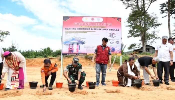 korban bencana tapteng segera miliki rumah baru, huntap mulai dibangun