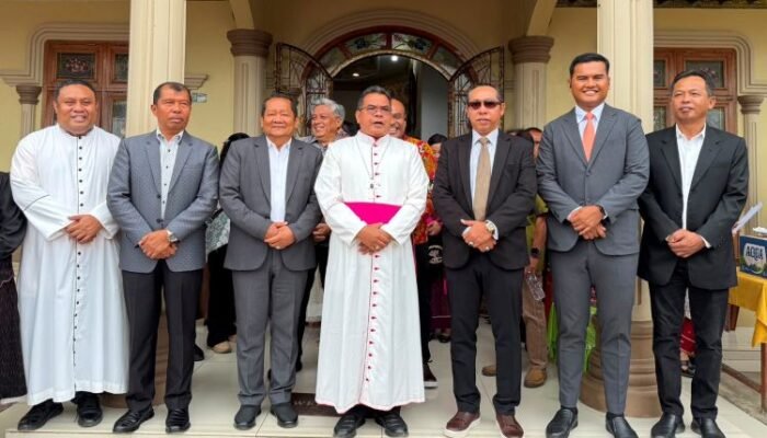 pemkab taput siap dukung pembangunan sekolah katolik di pangaribuan