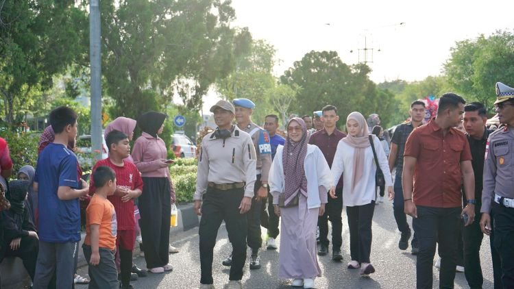 polda aceh gelar car free day dan layanan publik hari bhayangkara ke-80