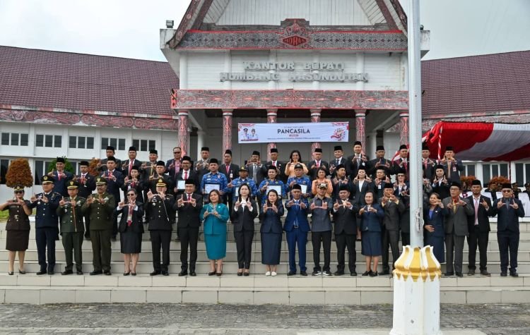 ini pesan bupati humbahas untuk generasi muda di hari lahir pancasila 2026