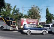 stok solar habis, antrean truk dan bus mengular di spbu siantar