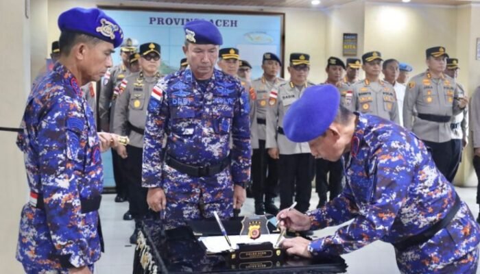 dirpolairud polda aceh pensiun, jabatan diserahkan kepada kapolda