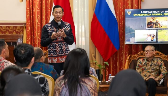 bertemu dubes dan diaspora di rusia, menko ahy ajak kolaborasi strategis untuk pembangunan nasional