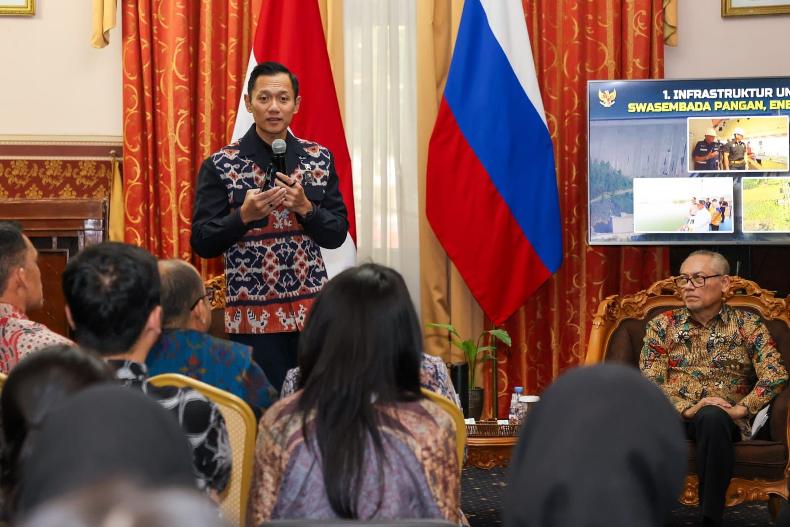 bertemu dubes dan diaspora di rusia, menko ahy ajak kolaborasi strategis untuk pembangunan nasional