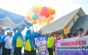 o2sn tingkat sd dibuka, ajang pencarian talenta atlet muda deli serdang