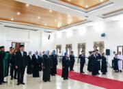 dua kepala dinas definitif bersama 18 pejabat di deli serdang dilantik