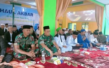 ribuan jemaah hadiri haul tuan guru syeikh kh ali mas’ud al banjari di kampung matfa langkat