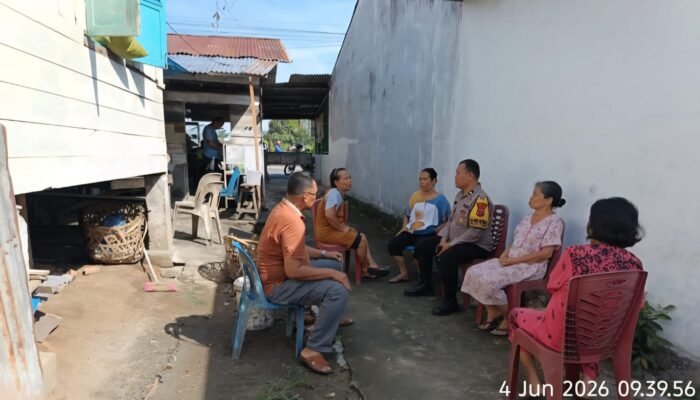 polsek padang hilir mediasi perselisihan dua warga di tebing tinggi