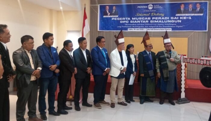 josua simaremare kembali pimpin dpc peradi sai siantar-simalungun