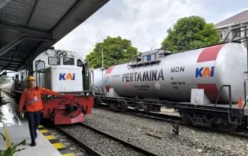 pt kai divre i sumut catat kenaikan 12% volume angkutan bbm pada mei 2026