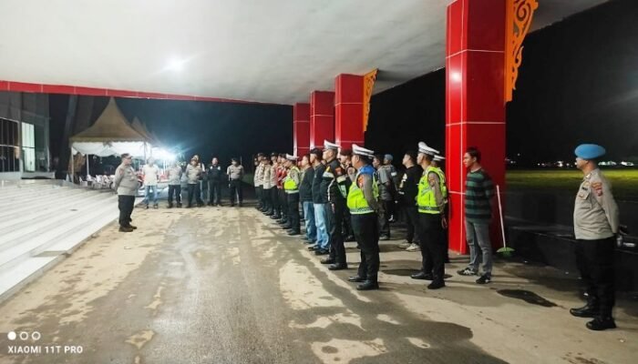 polres batu bara amankan pemulangan 193 jamaah haji kloter iv