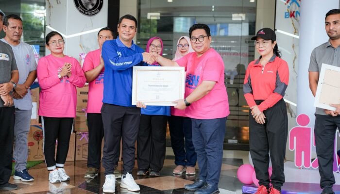 impelementasi kebijakan pro-karir asn, pemko medan raih penghargaan adhi manawa nugraha madya