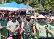 kasad resmikan jembatan modular di lubuk ampolu tapteng