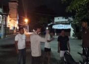 patroli malam polsek padang hilir sisir sejumlah ruas jalan di tebing tinggi