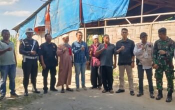polres tebing tinggi tinjau lokasi dugaan sabung ayam di pinang mancung