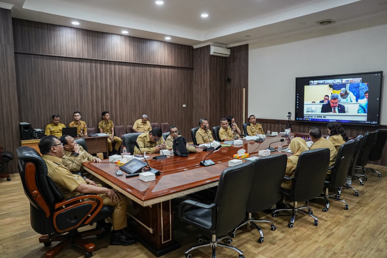 Bupati Deli Serdang Ikuti Raker dan RDP Komisi II DPR Bahas Penataan PPPK dan Honorer