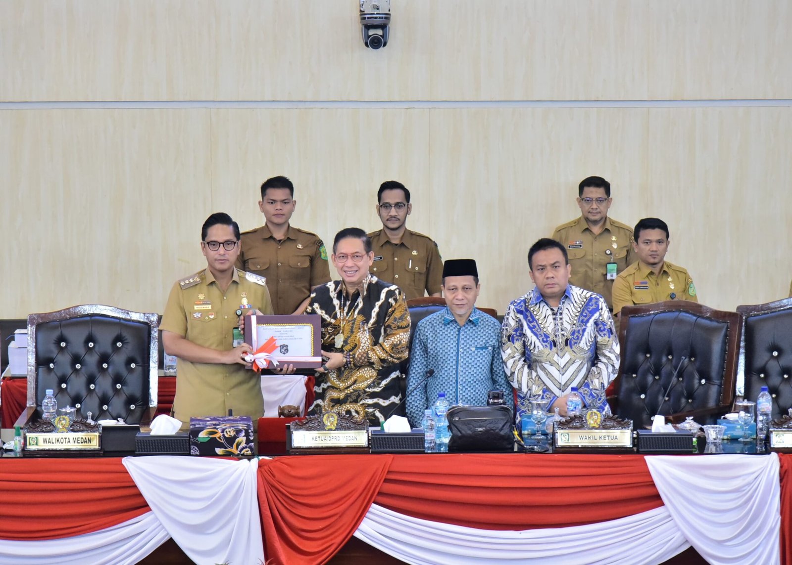 enam tahun berturut-turut raih wtp, rico waas: bukti pengelolaan keuangan medan transparan dan akuntabel