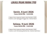 Bulog siapkan 4 ton beras dan 1. 440 liter minyakita, ini lokasi pasar murah di siantar bulog siapkan 4 ton beras dan 1.440 liter minyakita, ini lokasi pasar murah di siantar