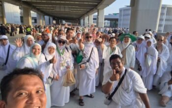 392 jemaah btj-02 jadi kloter pertama aceh bergerak ke madinah