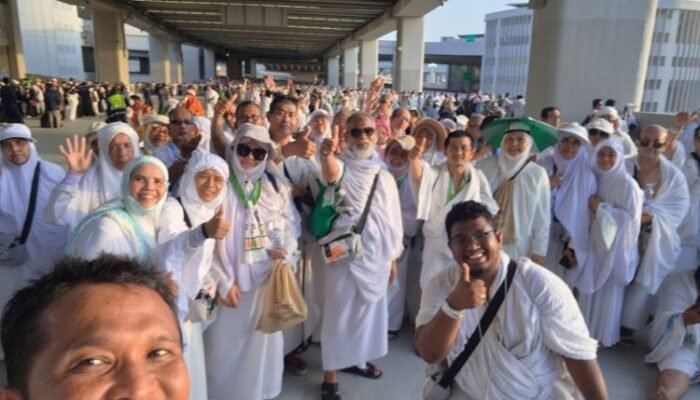 392 jemaah btj-02 jadi kloter pertama aceh bergerak ke madinah