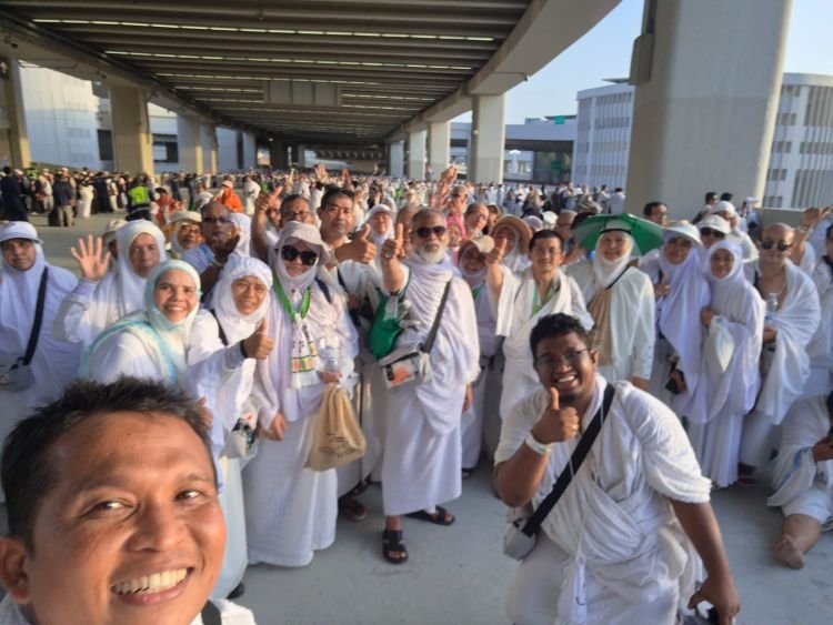 392 jemaah btj-02 jadi kloter pertama aceh bergerak ke madinah