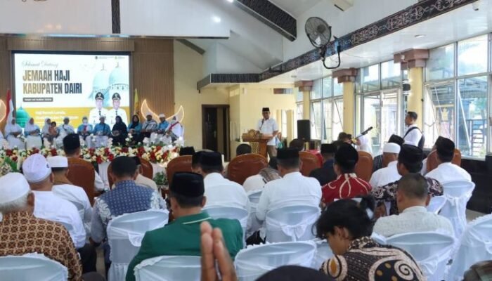 pemkab dairi sambut kepulangan 17 jemaah haji, harap jadi teladan masyarakat
