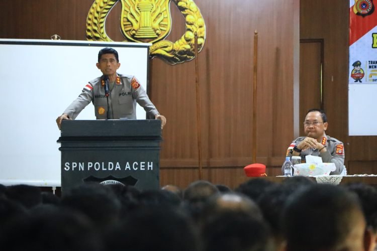 kunjungi spn polda aceh, kapolda tekankan profesionalisme dan kompetensi peserta