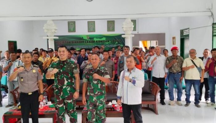 kodim 0210 tu gelar binkom perkuat sinergi cegah konflik sosial