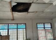 kondisi kantor korwil jorlang hataran memprihatinkan, ruangan kerap kebanjiran saat hujan