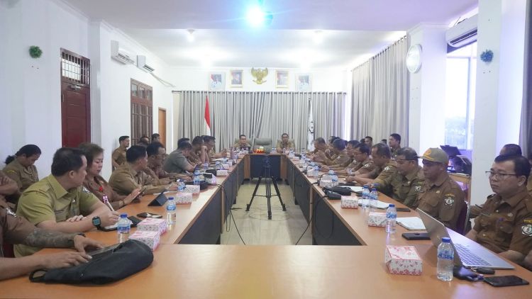 rakor pemkab nias selatan fokus percepat layanan dan reformasi birokrasi