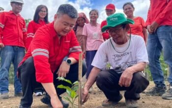 sambut hari lingkungan hidup, pt dpm bagikan bibit kepada petani