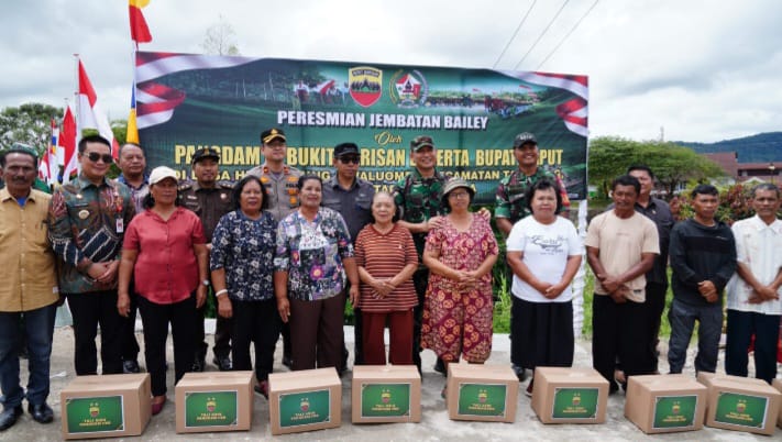 pangdam i-bb dan bupati taput wujudkan akses impian masyarakat siualuompu